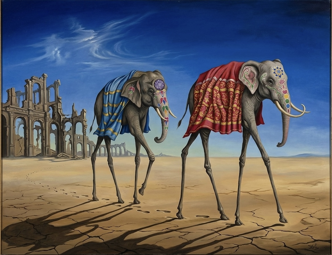 The Elephant Walk by José Leopoldo Díaz