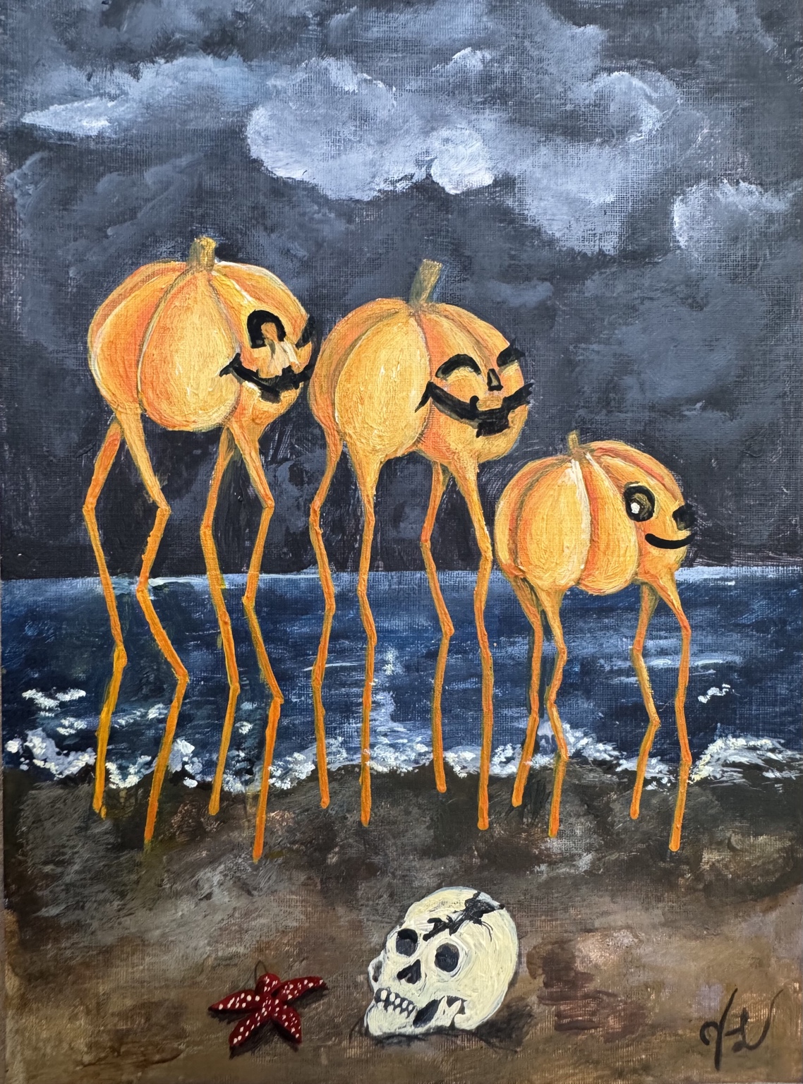 The Walk of the Pumpkins by José Leopoldo Díaz